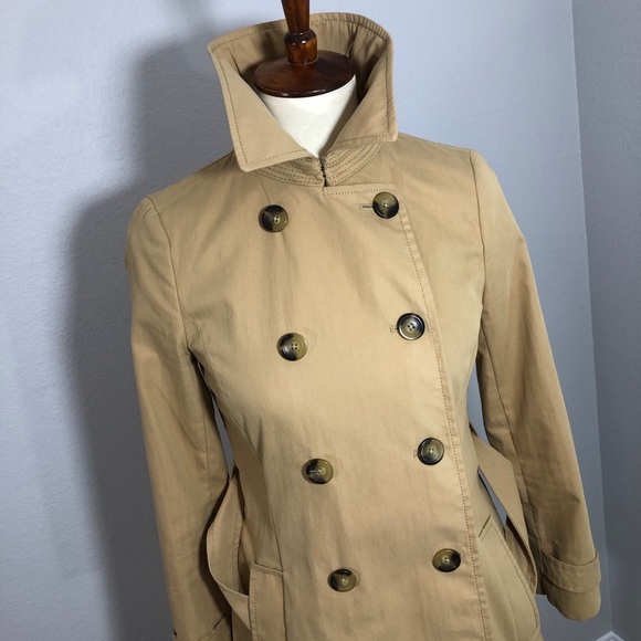 J.Crew Factory Classic Trench Coat {Khaki} - Picture 4 of 11